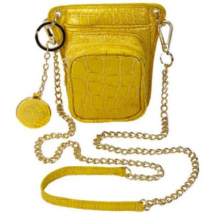 Pochette jaune Patty Croco par Tyla Rae pour iPhone / Smartphones