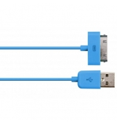 C&acirc;ble Enjoy charge et synchronisation bleu pour iPhone / iPod / iPad