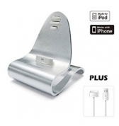 Support m&eacute;tal Konnet iCraddle pour iPhone et iPod