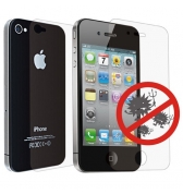 Film de protection écran anti-bactérien Ozaki pour iPhone 4 / 4S