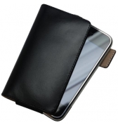 Clip Case etui cuir ceinture veritable noir iphone 3G/3GS 4/4S
