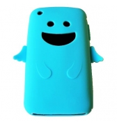 Coque silicone bleu ciel ange pour Iphone 3G 3GS