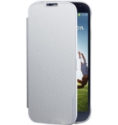 Etui coque folio blanc pour Samsung Galaxy S4 I9500