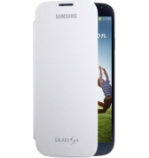 Etui à rabat Samsung EF-FI950W blanc pour Galaxy S4 I9500