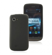 Coque gel noire mocca pour wiko cink slim