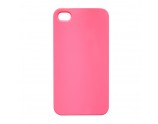 Coque rigide rose fluo pour iPhone 4/4S