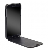 Etui clapet Krusell Tumba gamme SlimCover noir &agrave; rabat pour Samsung Galaxy S4