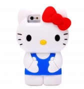 coque silicone Hello Kitty Bleue pour iphone 5