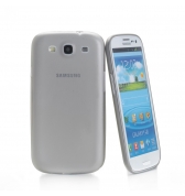 Coque imatt noire transparente Muvit pour Samsung Galaxy S3 i9300
