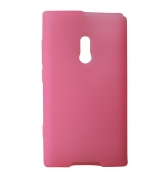 Coque en silicone rose pour Nokia Lumia 800