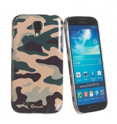 Coque arriere camouflage kaki pour Samsung Galaxy S4 I9500