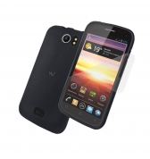 Coque TPU origine pour Wiko Cink King noir plus film protecteur d'&eacute;cran