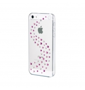 Bling My Thing Coque Crystallized transparente Swarovski Milkyway rose iPhone 5