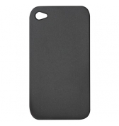 Housse silicone Noir mat iPhone 4 