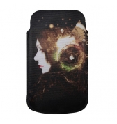 Etui pochette manga microfibre surimpression iPhone 3g 3gs 4 4S
