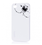 Gear4 coque blanche thin ice papillon iPhone 4