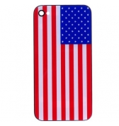 Vitre arriere drapeau USA iPhone 4S