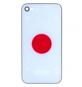 Vitre arriere drapeau Japon iPhone 4