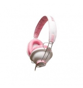Casque stereo ferme Ifrogz Throw Bax rose metallise