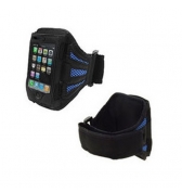 Brassard noir et bleu iPhone 3G/3GS 4/4S & 5