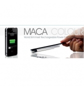 Coque batterie Mipow Maca Air 1200mAh noire pour iPhone 4 / 4S 