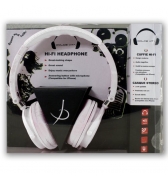 Casque Audio HI FI blanc Dolce Vita Jack 3.5 mm