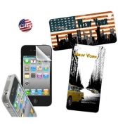 Kit protection et déco New York City pour iPhone 4/4S