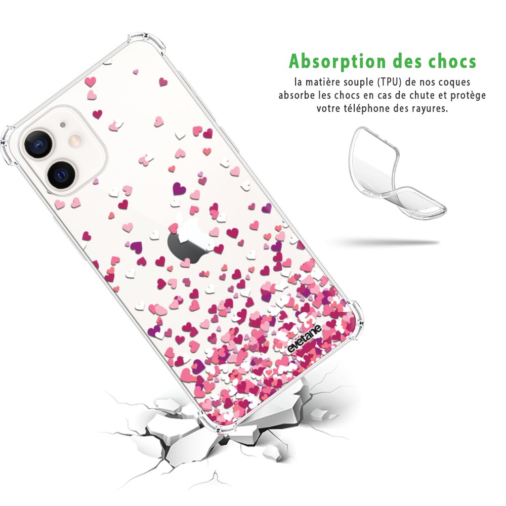 -5€ sur Coque pour iPhone 12 mini anti-choc souple angles ...