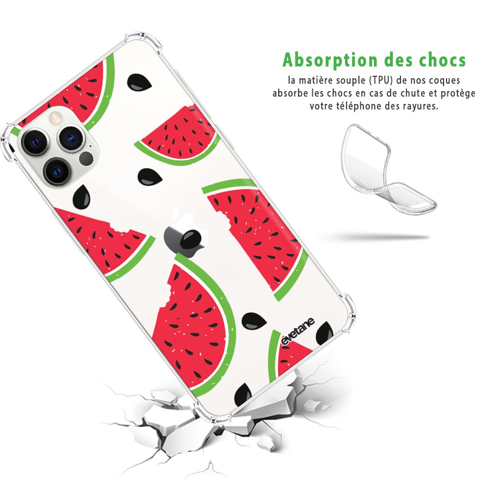 Coque Pour Iphone 12 Pro Max Antichoc Avec Impression De Billet D'avion