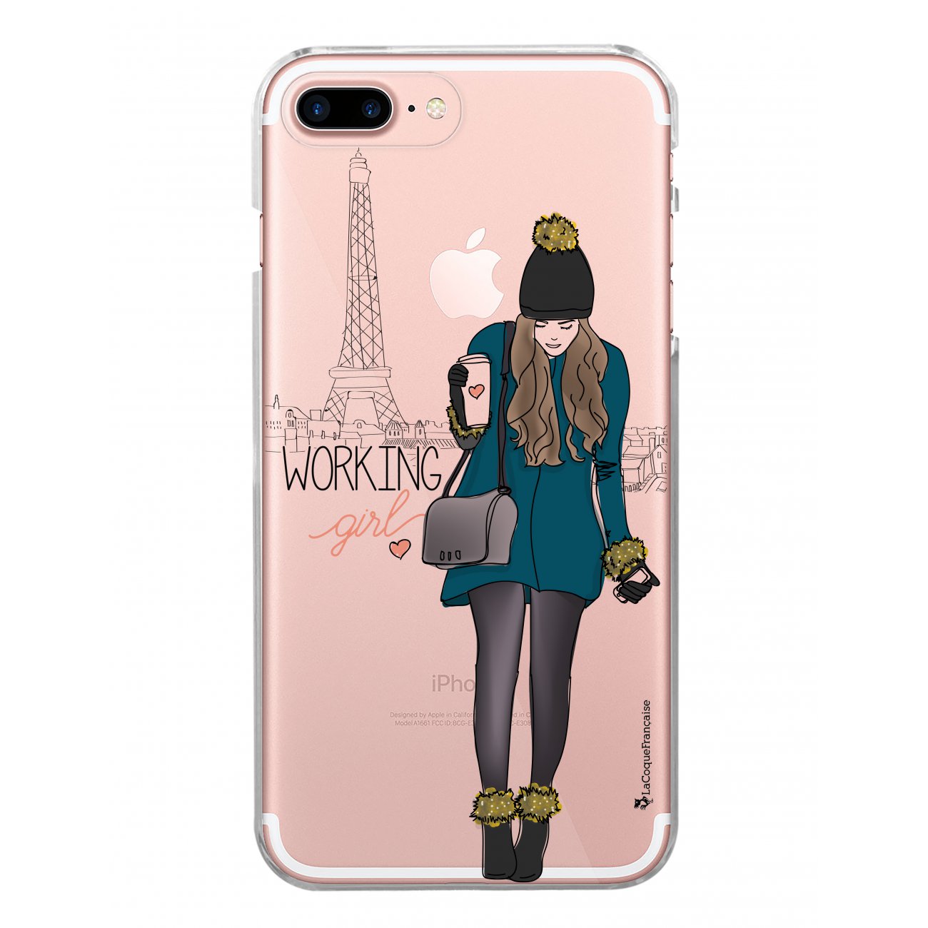 -9€91 sur Coque pour iPhone 7 Plus/ 8 Plus rigide transparente Working