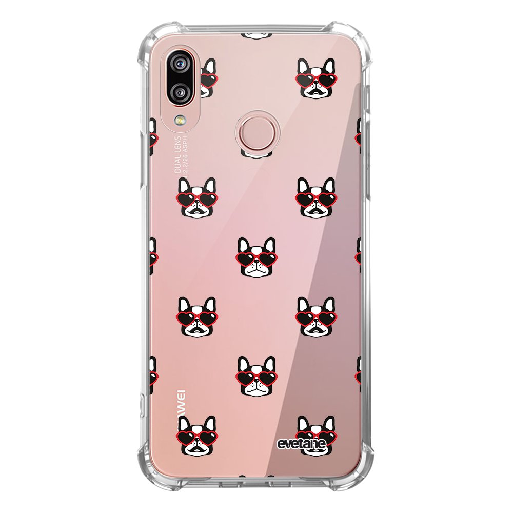 -5⬠sur Coque pour Huawei P20 Lite anti-choc souple angles renforcés transparente Chiens avec coque magnétique huawei p20 lite