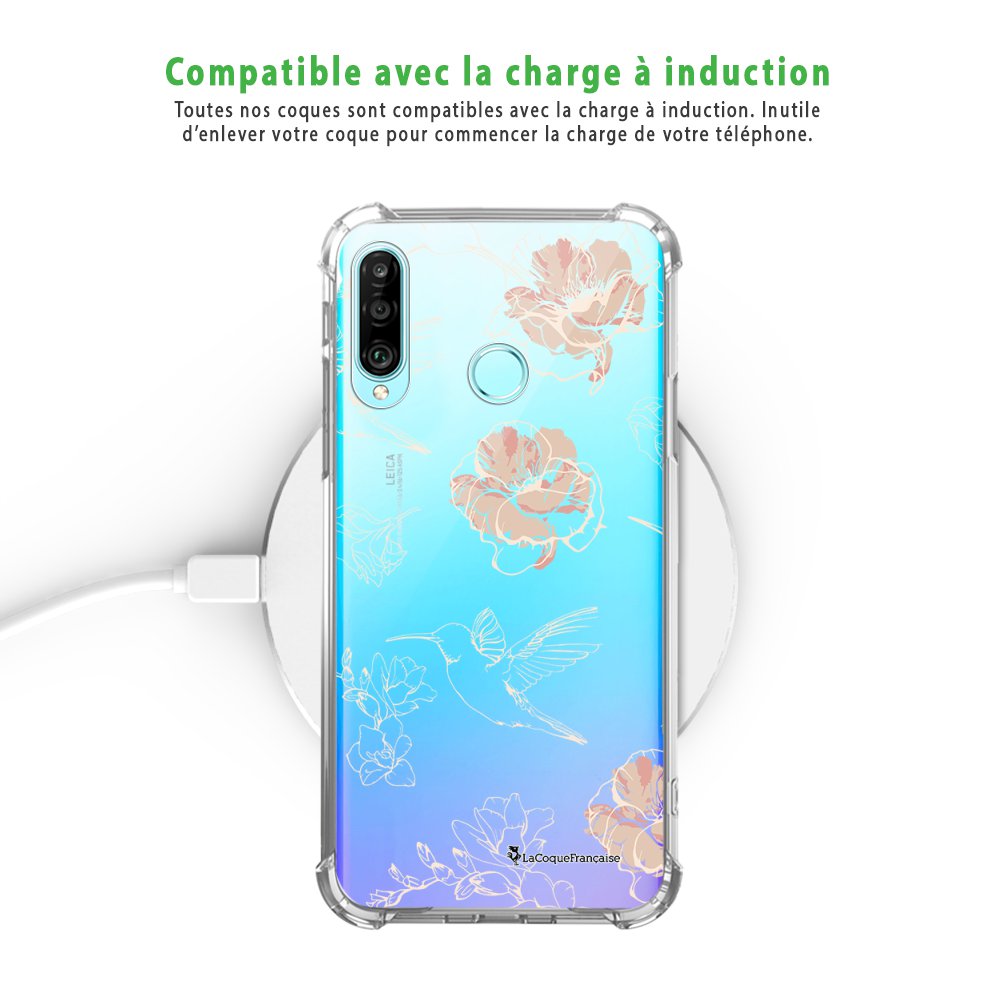 Étui Résistant Aux Chocs Pour Huawei P30, P30 Lite, P30 Pro - Coque Hybride Silicone Avec Kickstand, Design Sobre