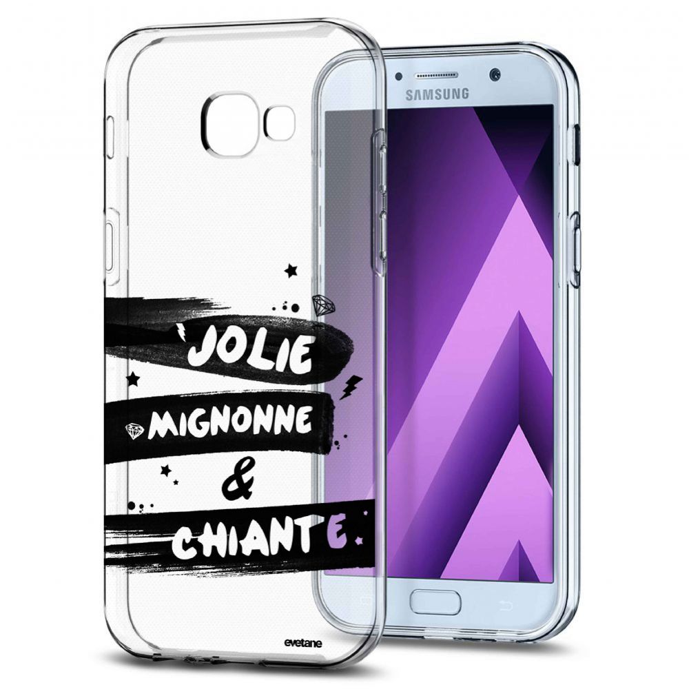 5€ sur Coque pour Samsung Galaxy A5 2017 souple transparente Jolie