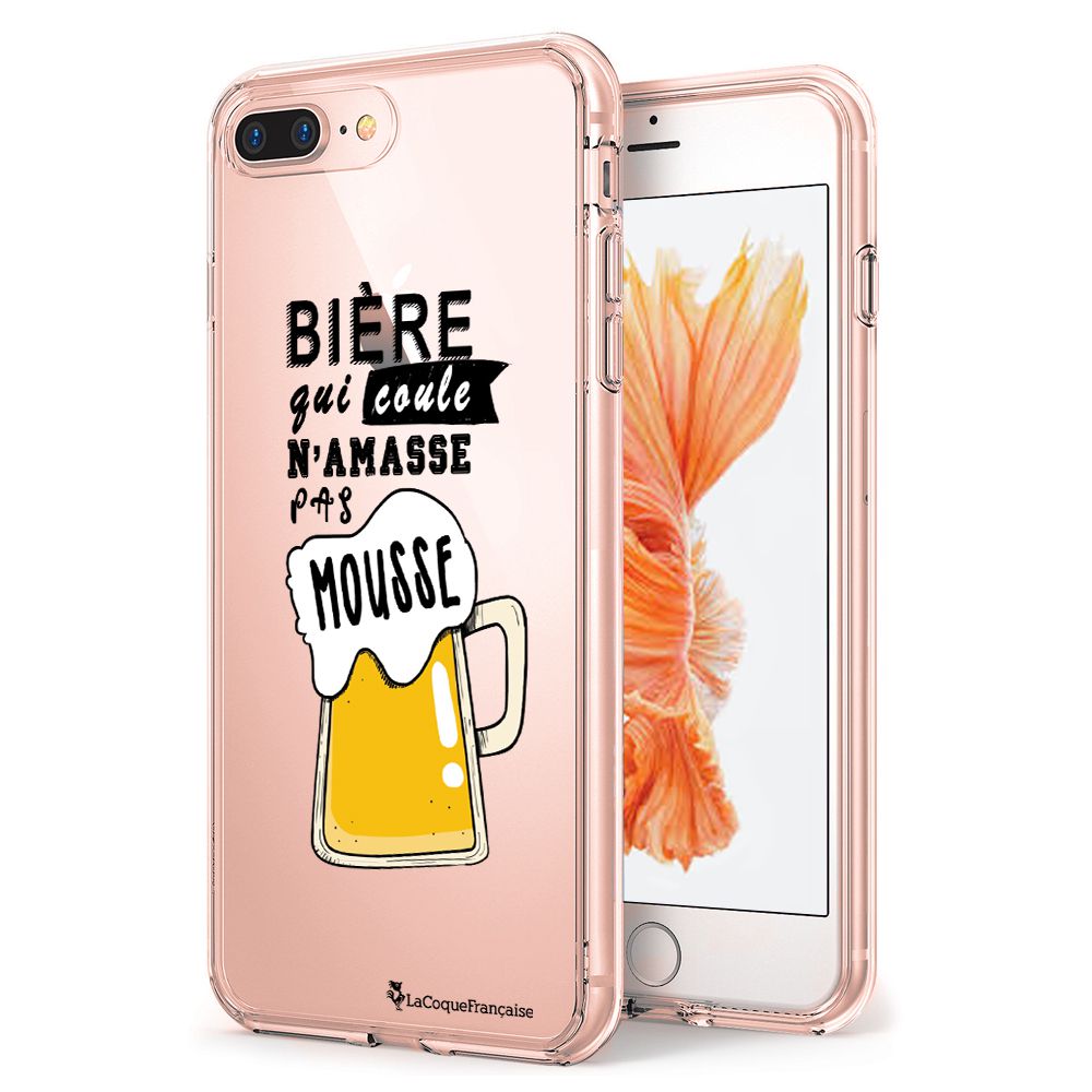Coque Iphone 8 Transparente Qui Ne Jaunit Pas -5€ sur Coque pour iPhone 7 Plus/ 8 Plus souple transparente Bière qui