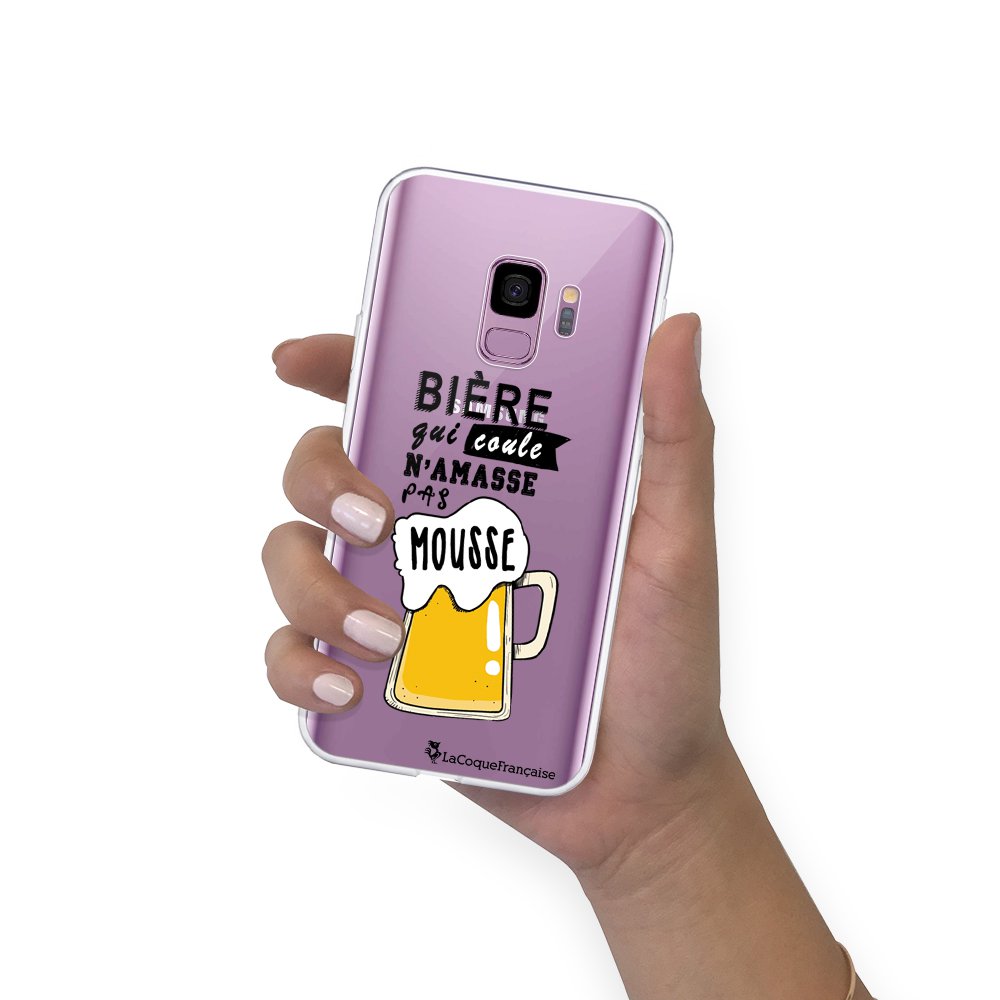 Coque Transparente Qui Ne Jaunit Pas -5€98 sur Coque pour Samsung Galaxy S9 souple transparente Bière qui
