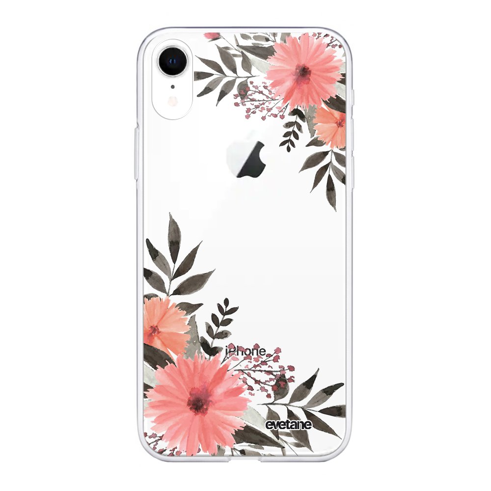 10€ sur Coque pour iPhone Xr 360 intégrale transparente Fleurs roses Tendance [Evetane