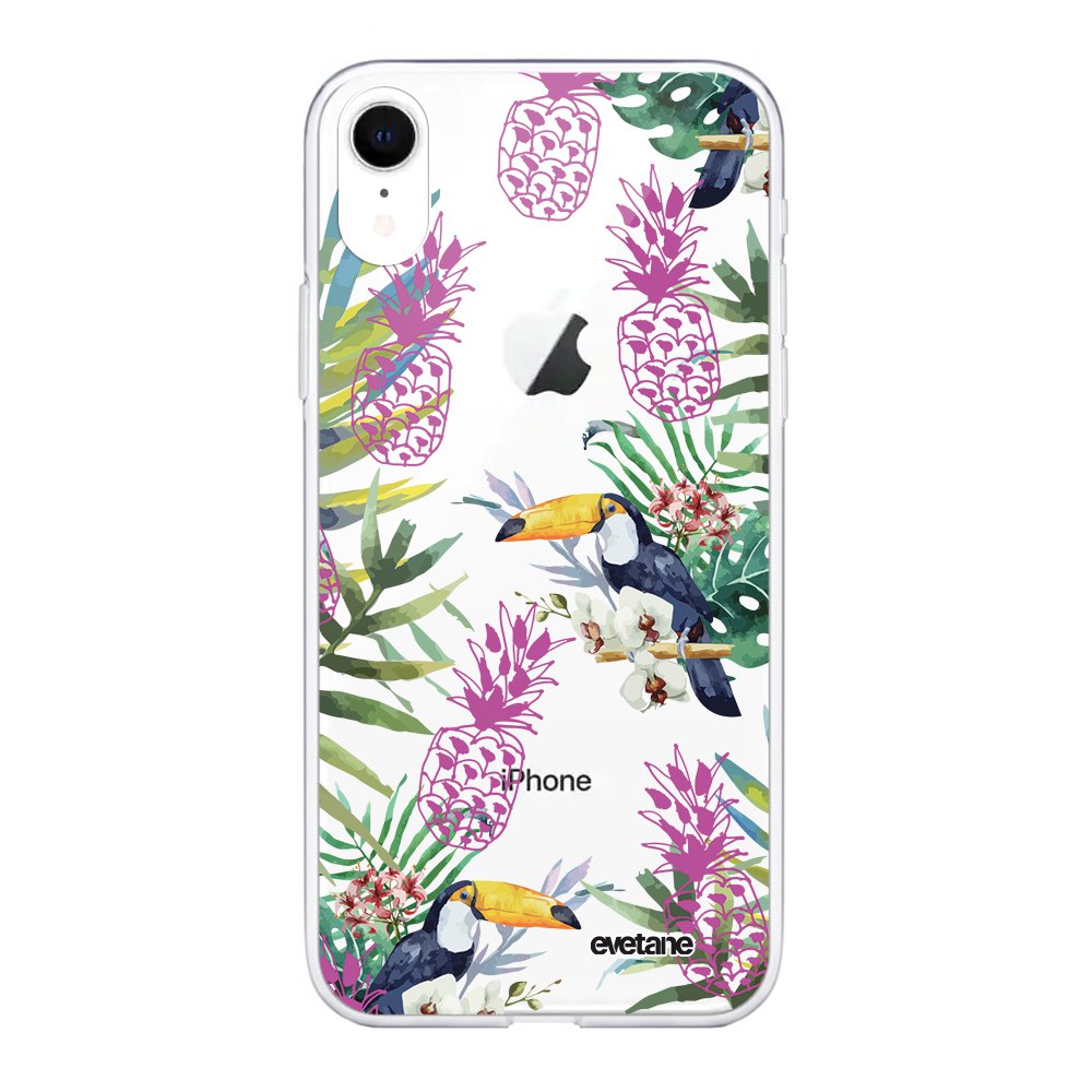 7€ sur Coque pour iPhone Xr 360 intégrale transparente Jungle