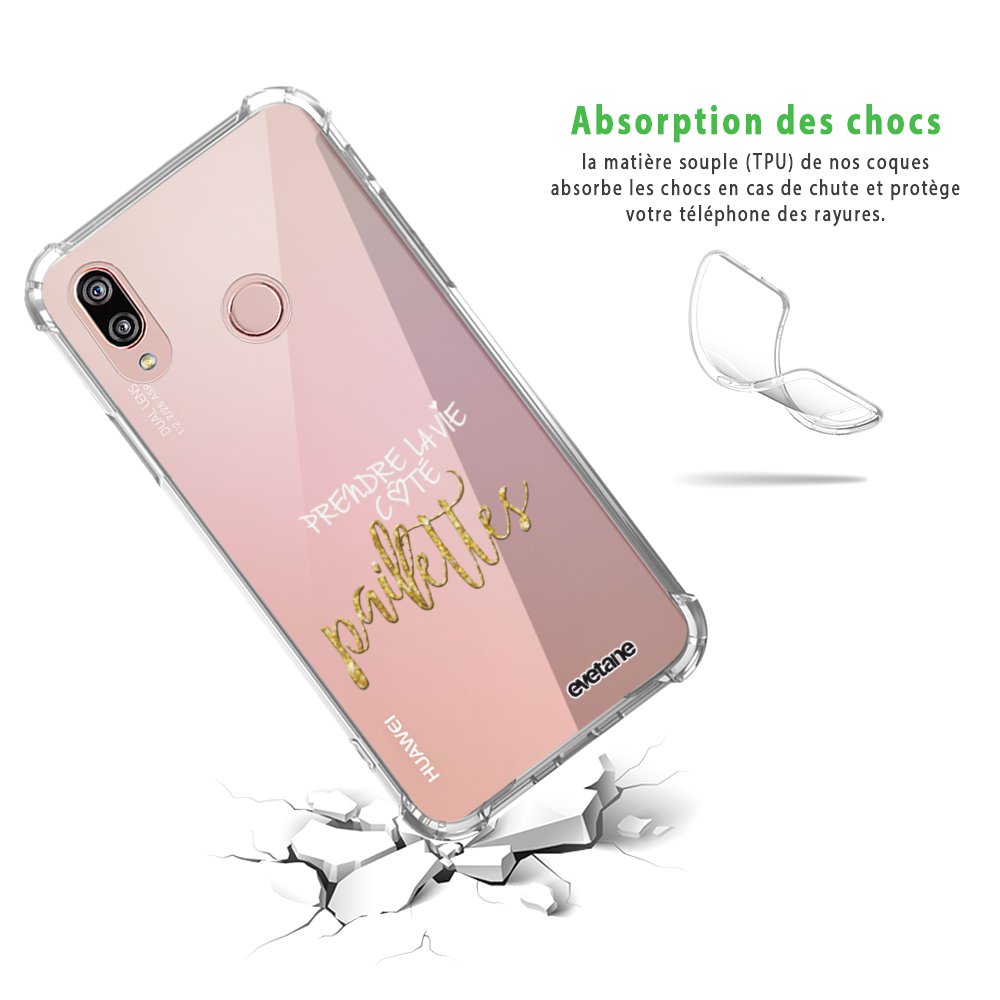 Coque Silicone Souple Pour Huawei P20 - Marque Kwmobile - Protection Anti-choc - Neuf