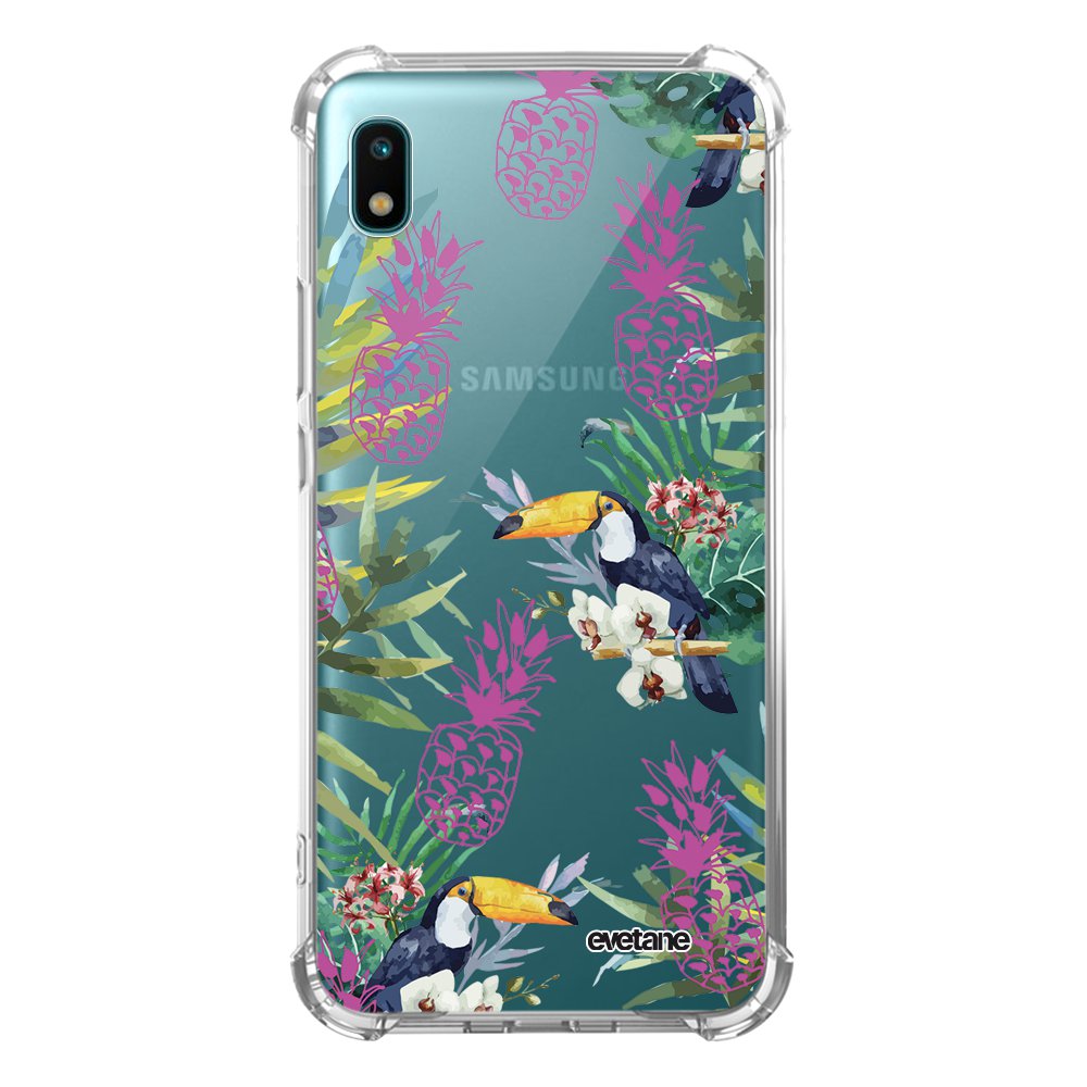 -7⬠sur Coque pour Samsung Galaxy A10 anti-choc souple angles renforcés transparente Jungle coque pour a10s