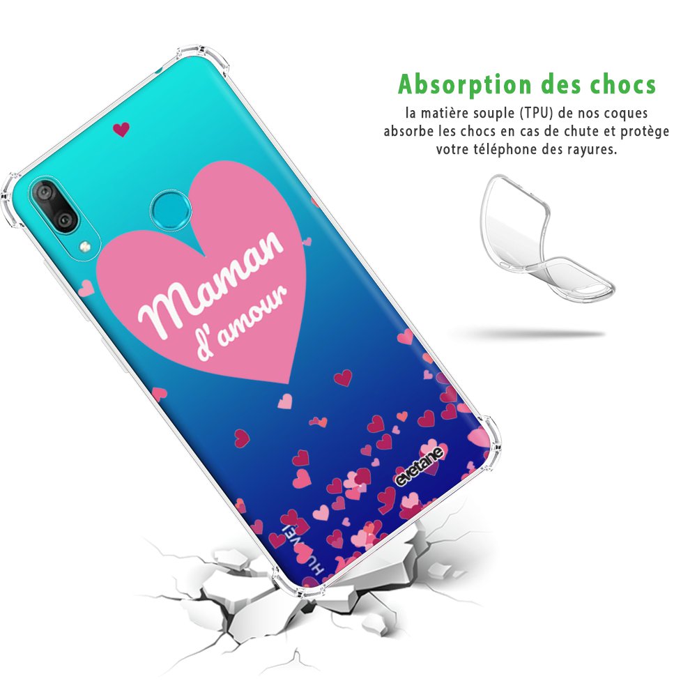 Lot De 3 Coques Gel Pour Huawei Y7 2018 – Souples Et Résistantes – Fantaisie