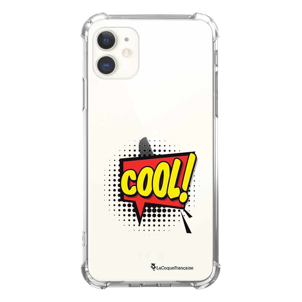 -4â¬98 sur Coque pour iPhone 11 anti-choc souple avec angles renforcés transparente COOL [LA coque iphone 11 souple