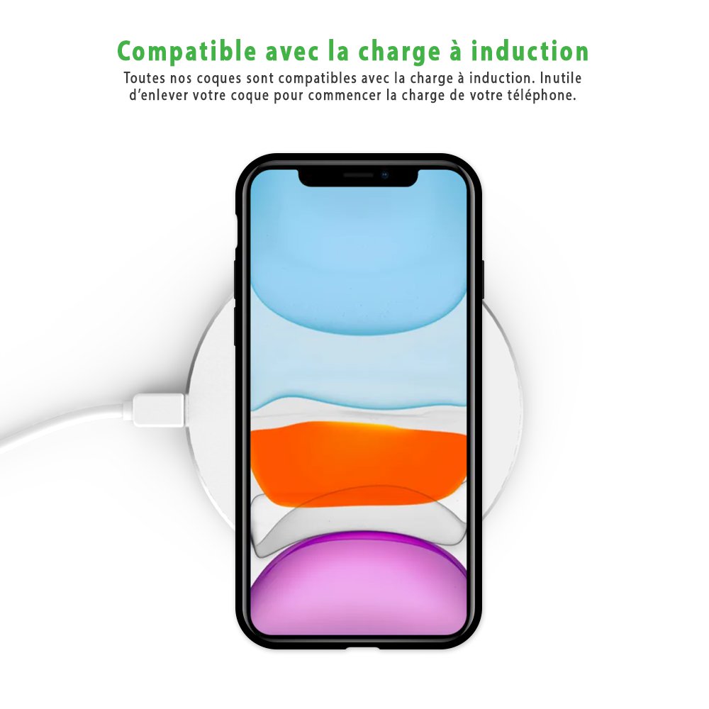 -5€98 sur Coque pour iPhone 11 Silicone Liquide Douce noir ...