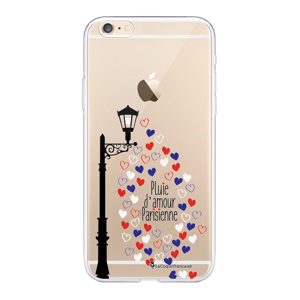 Sur Coque Pour Iphone S Souple Transparente Pluie Amour Motif