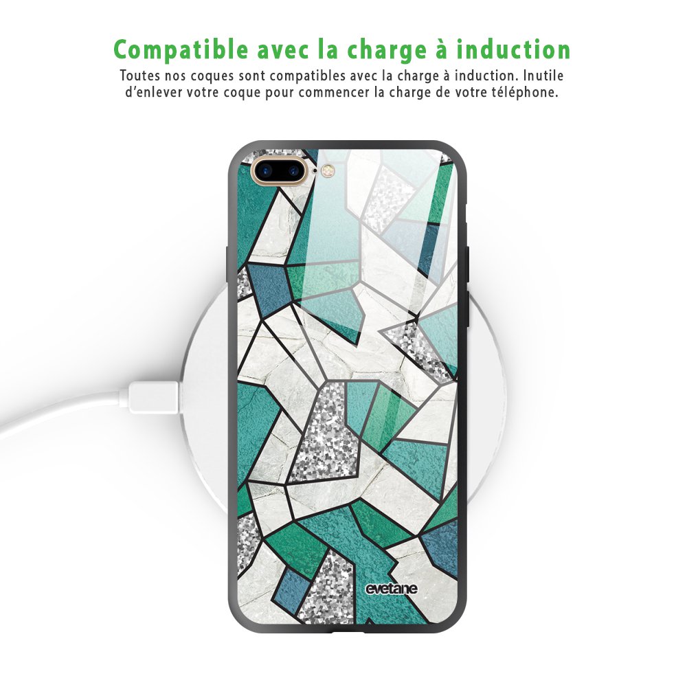 Vavies Coque Antichoc Pour IPhone 7 Plus/8 Plus/6 Plus/6S Plus – Protection Militaire + Verre Trempé + Cache-Objectif Coulissant + Béquille Magnétique