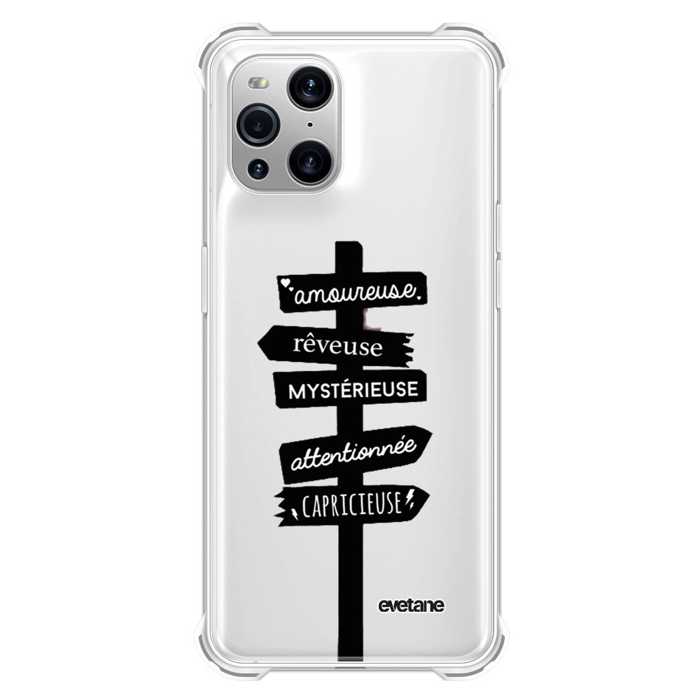 Coque Silicone Renforcée Transparente Pour Oppo Find X3 / Find X3 Pro – Protection Souple