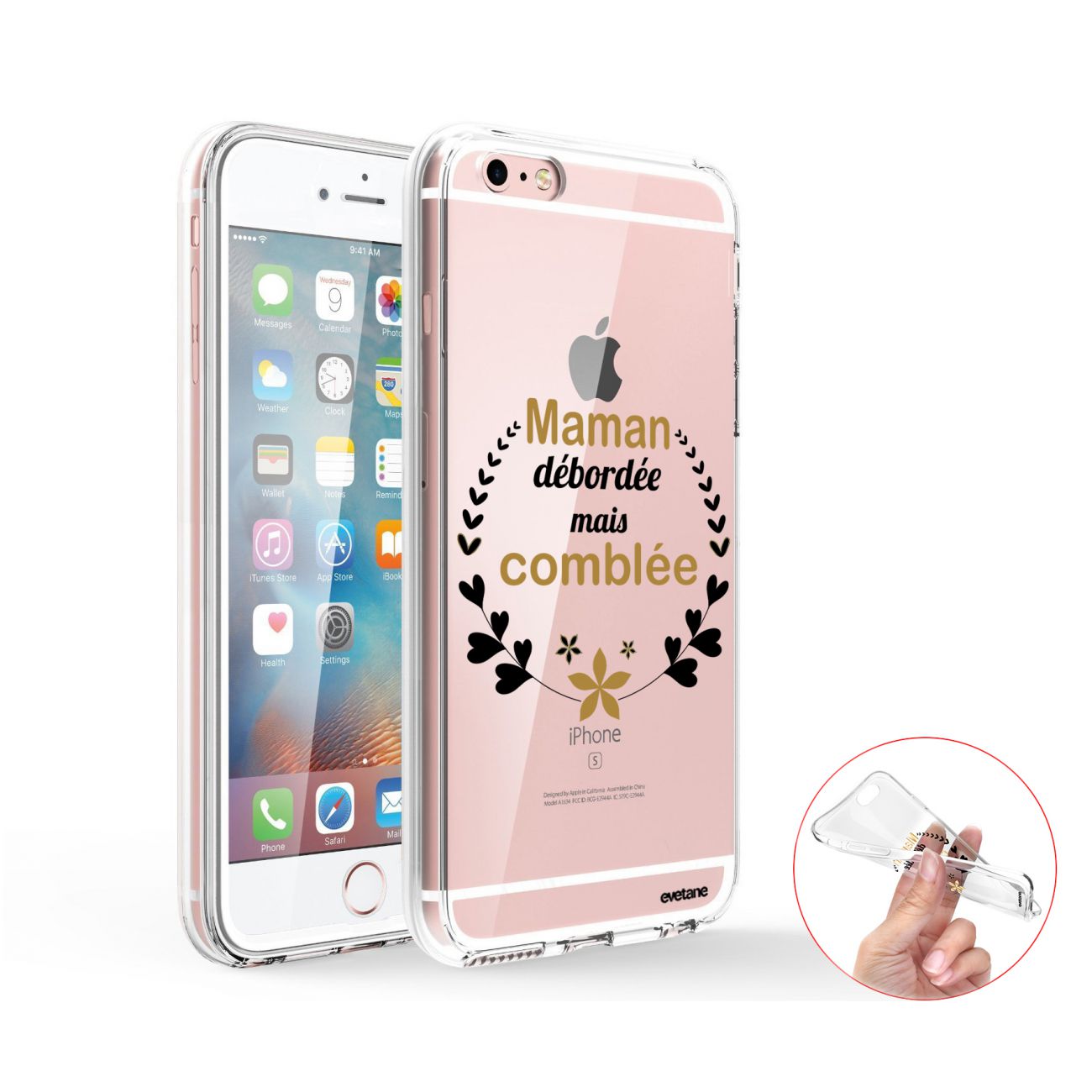 Coque Rigide Transparente Pour IPhone 6/6S - Motif Humour Français - Protection Anti-chocs