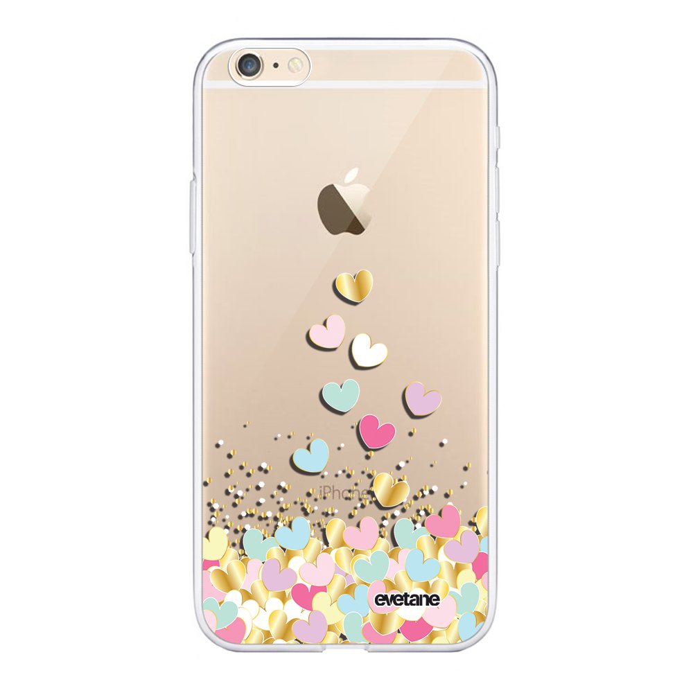 Evetane Coque IPhone 14 Silicone Antichocs Solides Coins Renforcés
