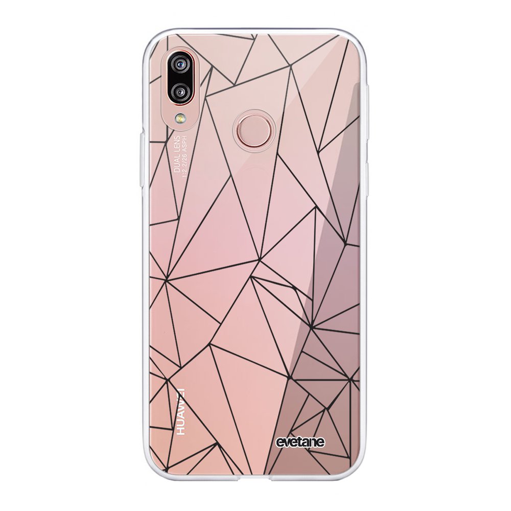 Coque Pour Huawei P20 Lite 3PC Capteur de rêves noir Schéma Souple